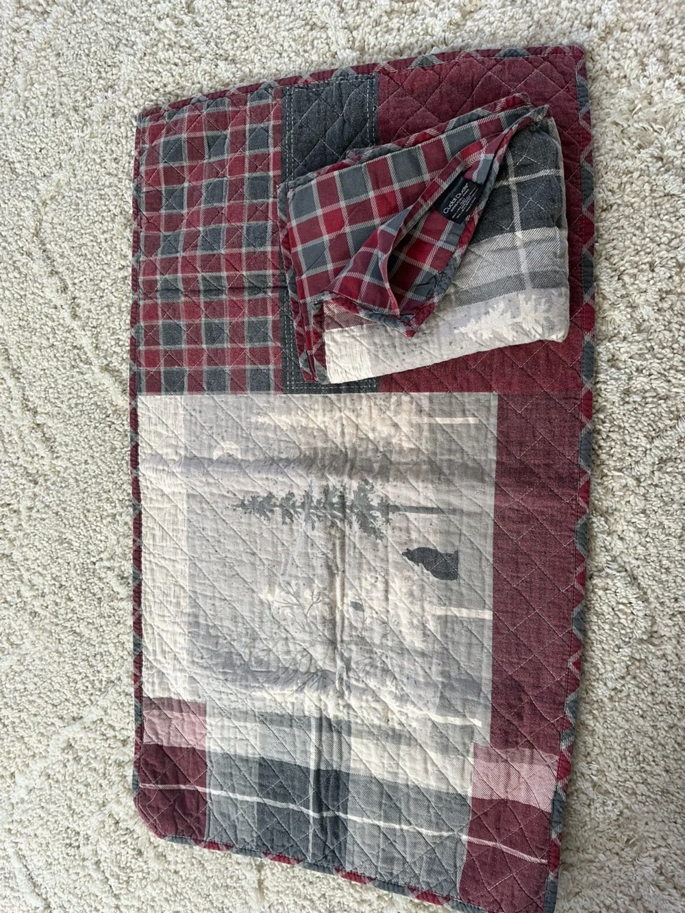 Quilted King/Cal King Sham Set